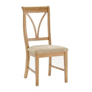 Carmen Wooden Dining Chair In Natural