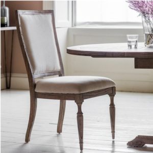 Mustique Wooden Dining Chair In Natural
