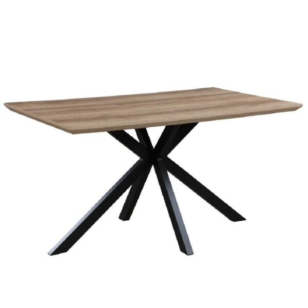 Malone Small Wooden Rectangular Dining Table In Oak