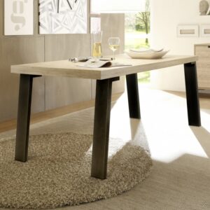 Heyford Small Wooden Rectangular Dining Table In Sherwood Oak